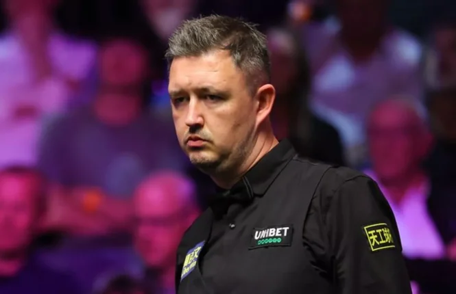 Kyren Wilson competing at the 2026 British Open