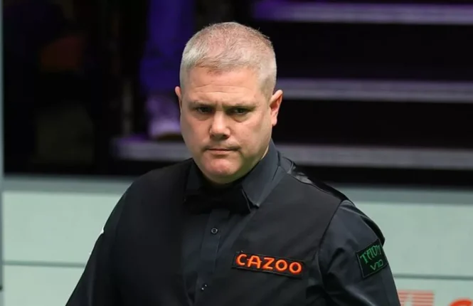 Robert Milkins at the 2024 World Snooker Championship